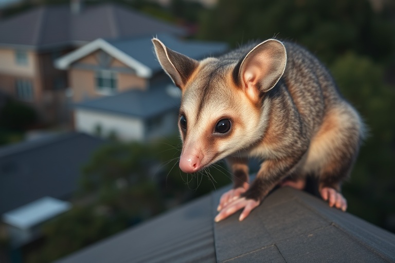 Possum in Blairgowrie residential area