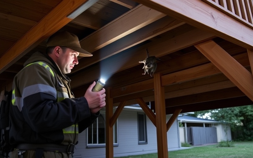 Under Deck Possum Removal in Blairgowrie